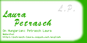 laura petrasch business card